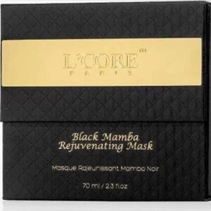 L’Core of Paris Black Mamba Rejuvenating Mask NIB  Lux skincare